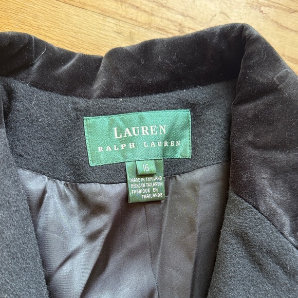 Lauren Ralph Lauren Black Trench Coat - Picture 2 of 12